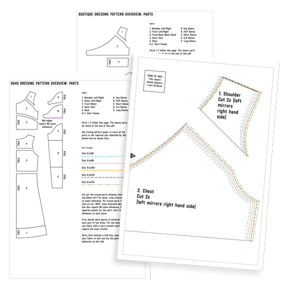 Dressme downloadable digital patterns