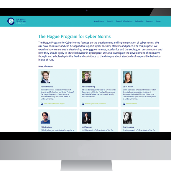 The Hague Program for Cyber Norms