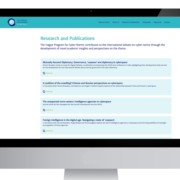 The Hague Program for Cyber Norms