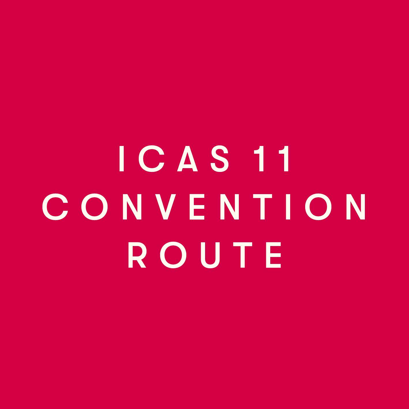 ICAS11 International Convention Leiden 2019