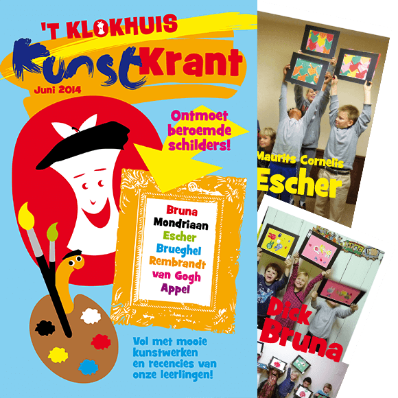 ’t Klokhuis bilingual website for dutch school