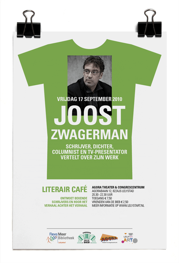 Joost Zwagerman - Literair Café – Vrienden van de Bieb – Bibliotheek Lelystad