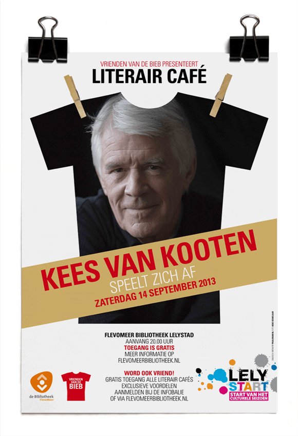 Kees van Kooten - Literair Café – Vrienden van de Bieb – Bibliotheek Lelystad